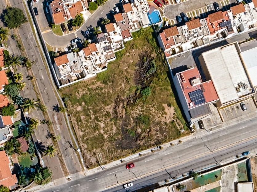 Vista aérea cenital — Paseo Gaviotas
